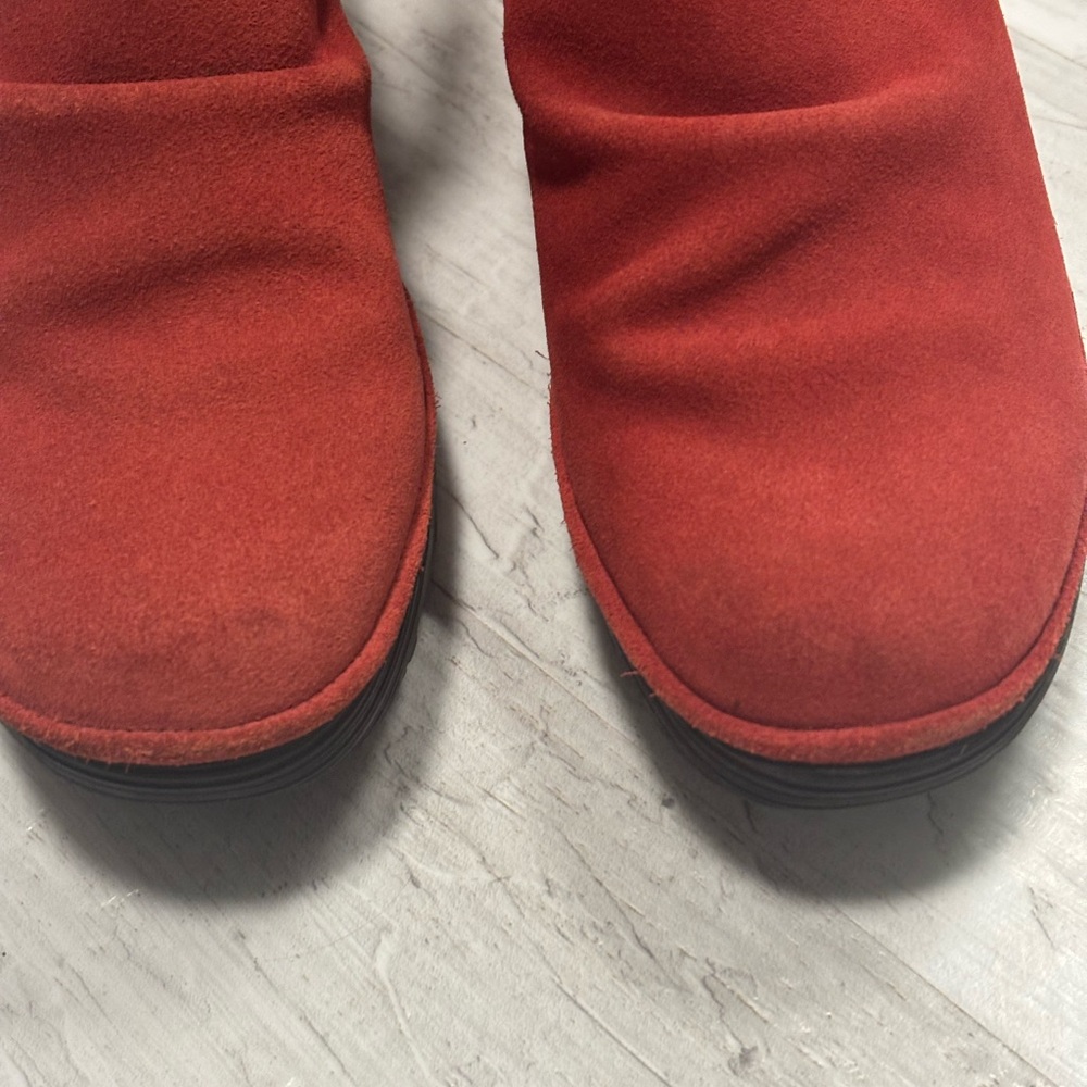 Fly London Women's Rust Red Suede Ankle Boots Size EU 38 - Picture 4 of 13